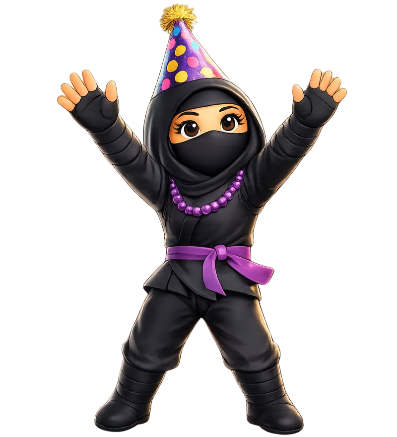 Ninja-Girl feiert Geburtstag